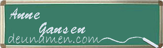 Anne Gansen Visitenkarte